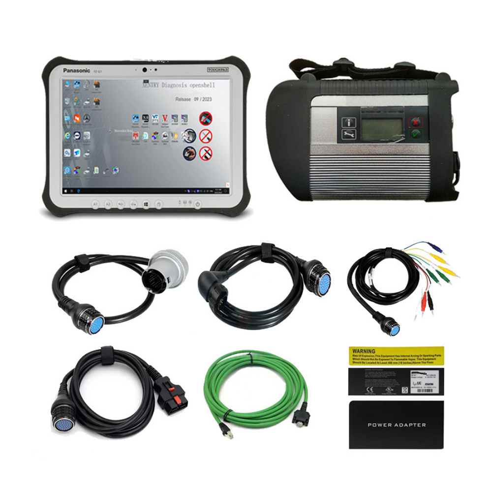 MB SD Connect C4 V2024.03 WiFi  Doip Star Diagnosis Plus Panasonic G1 I5 8G Tablet With Engineering Software