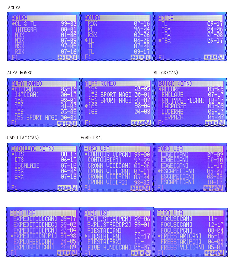 sbb key programmer support car models