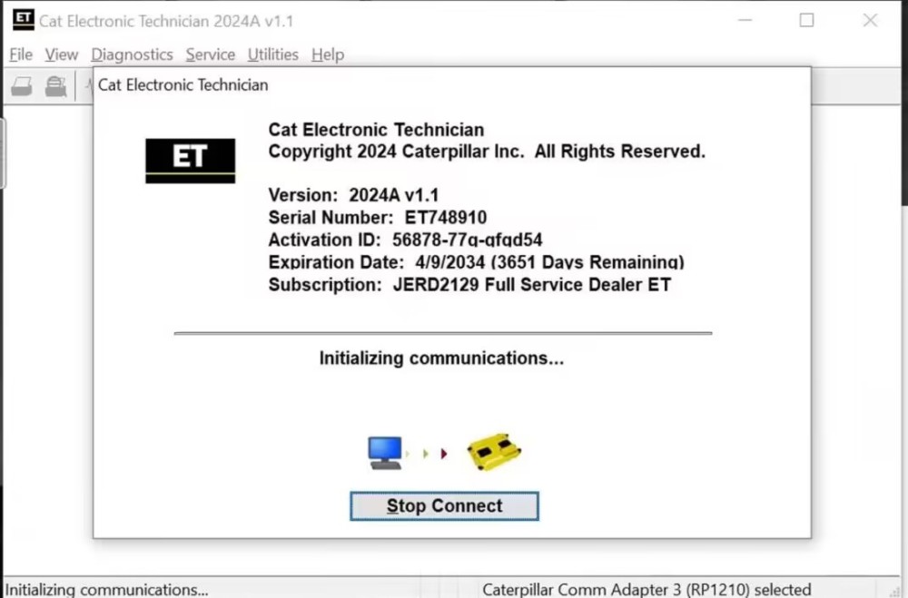 (US SHIP) CAT Caterpillar ET Diagnostic Adapter 3 CAT ET3 WIFI Version CAT Truck Diagnostic Tool with 2019A Software