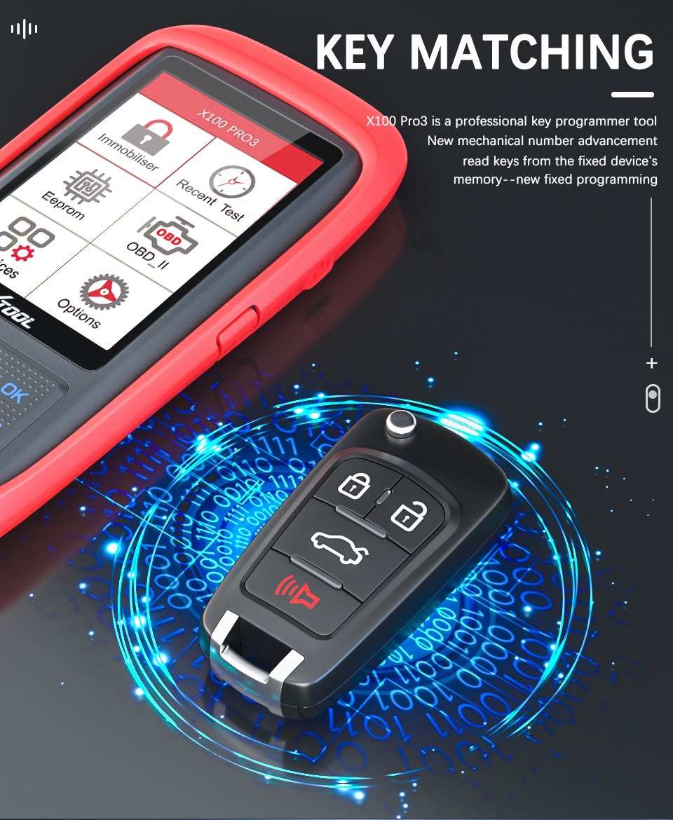 XTOOL X100 Pro3 Professional Car Key Programmer Add EPB ABS TPS Reset Function-1