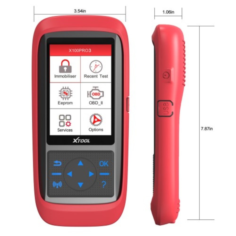 XTOOL X100 Pro3 Professional Car Key Programmer Add EPB ABS TPS Reset Function