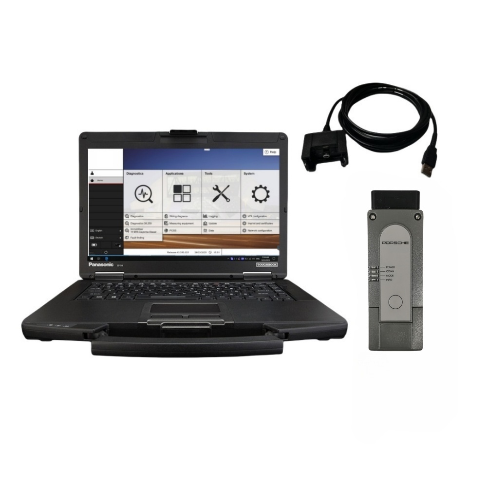 Porsche Piwis 4 PT4G VCI With PIWIS Software SSD V43.3 + V38.25
