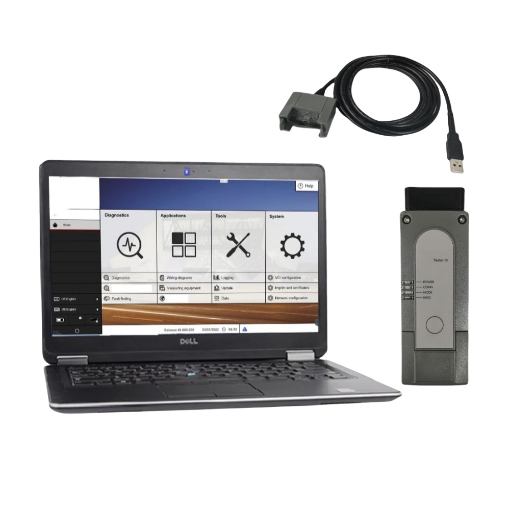 Piwis 3 tester III PT3G for Porsche V43.3+V38.25 with Dell E7450
