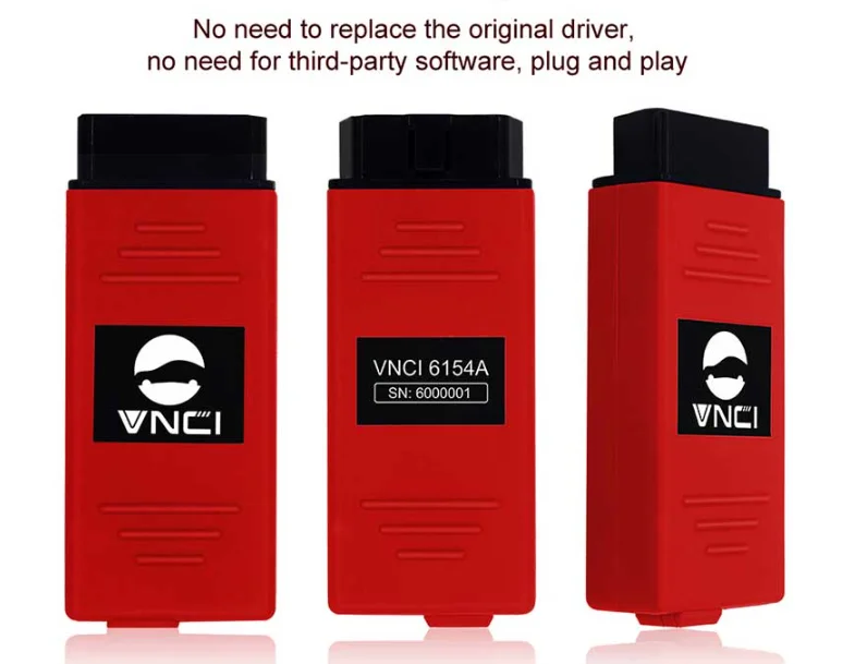 VNCI 6154A ODIS no need to replace original driver