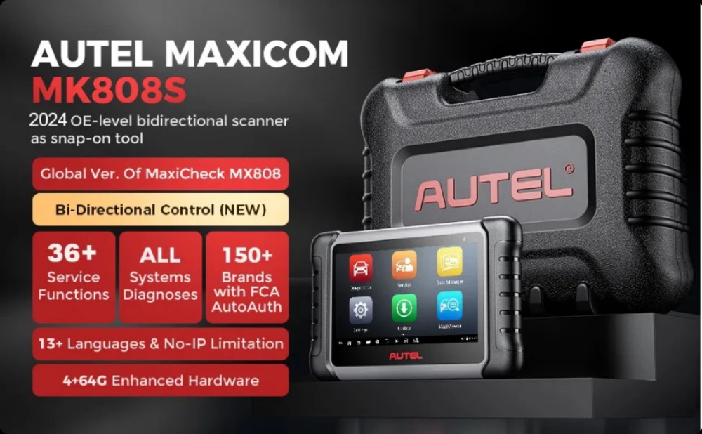 Autel MaxiCOM MK808S Code Scanner Advanced OBD2 Diagnostic Tool