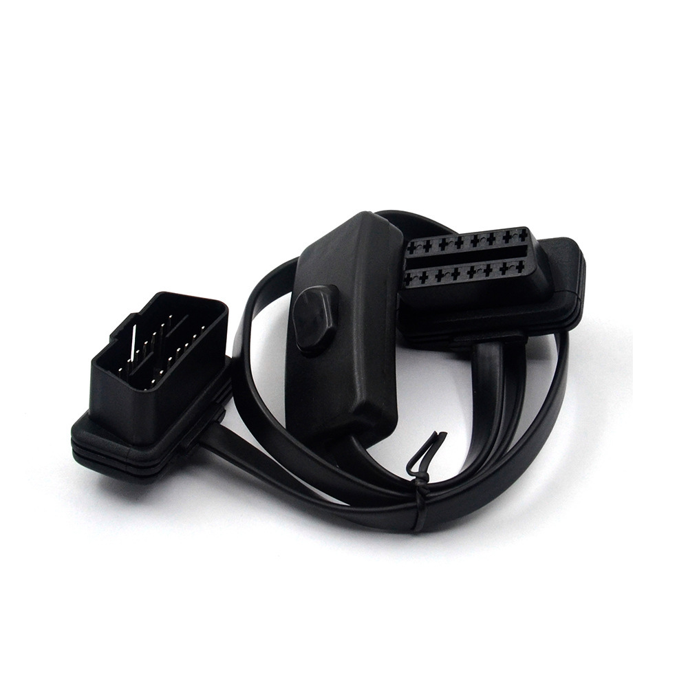 OBDII extension cable with power switch
