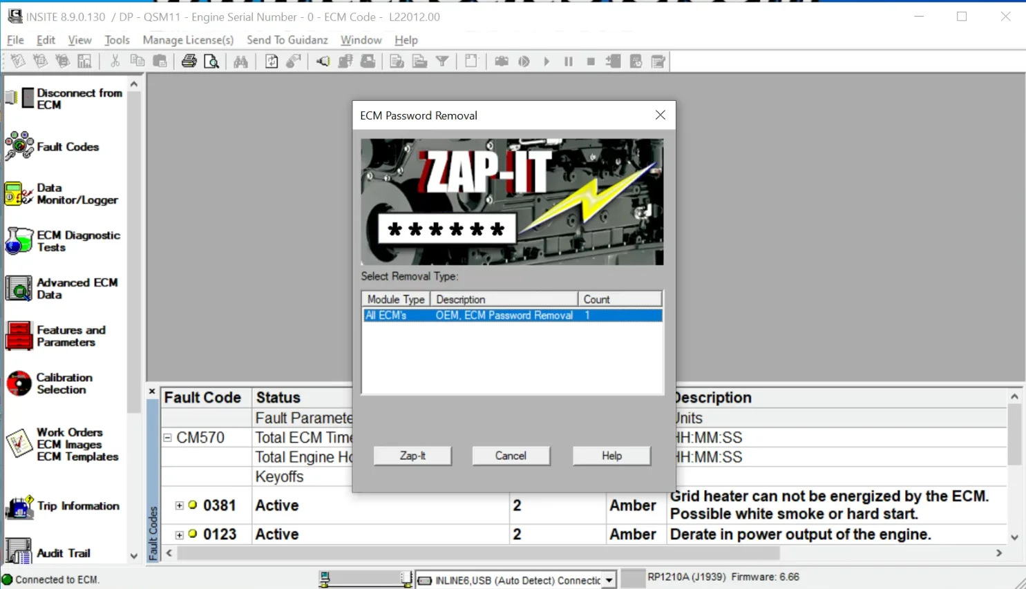 Cummins INLINE 6 V8.9 software new available