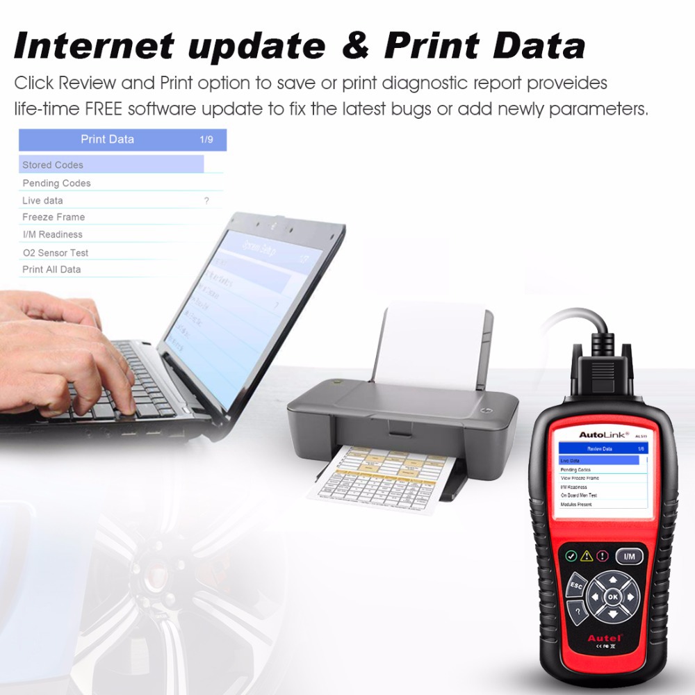 AutoLink AL519 OBD2 Scanner