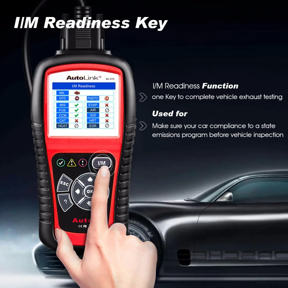 Autel AutoLink AL519 IM readiness function