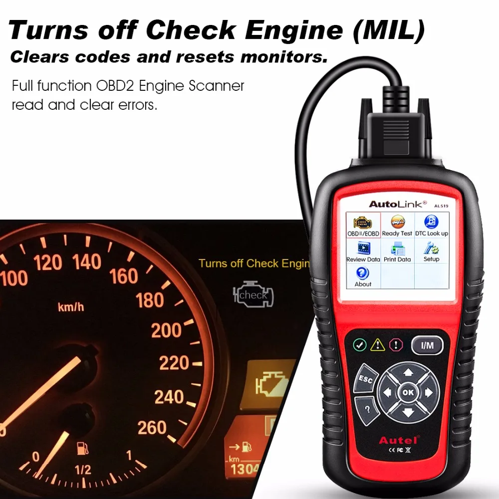 Autel AL519 Turn Off Check Engine Light(MIL)