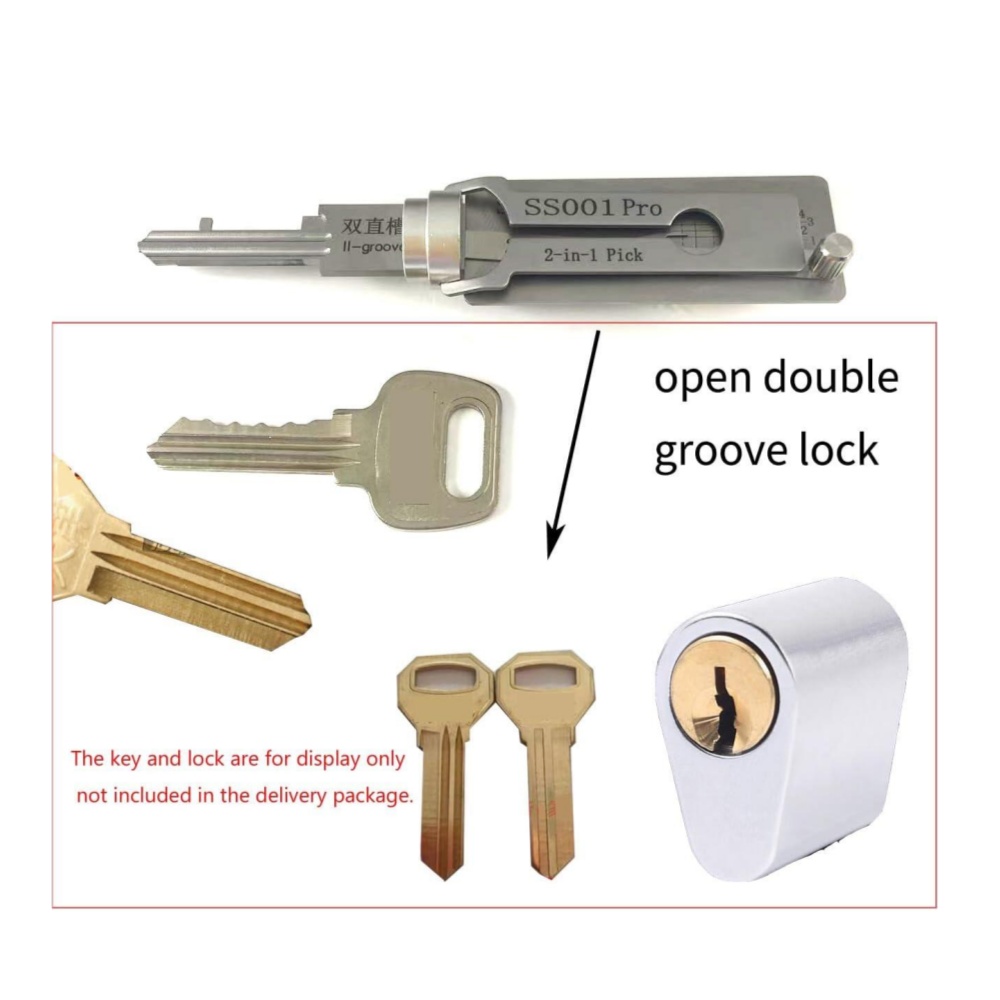 LISHI SS001 Pro works on a variety of locks