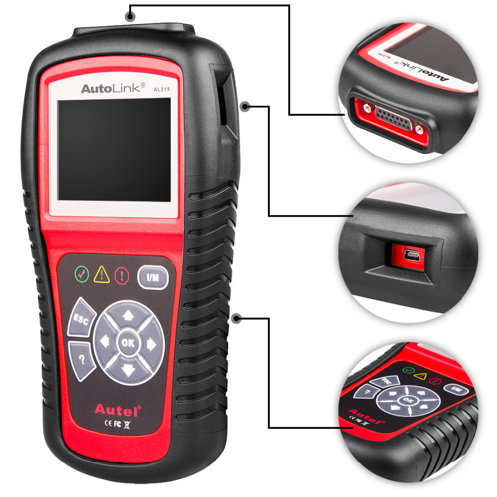 Autel AutoLink AL519 OBD2 Scanner Car Code Reader Update Online