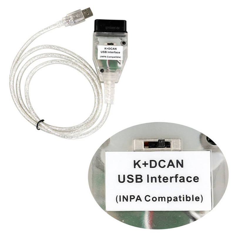BMW INPA K+Can with Switch BMW INPA K+DCAN Usb Diagnostic Cable FT232RQ/FT232RL Chip