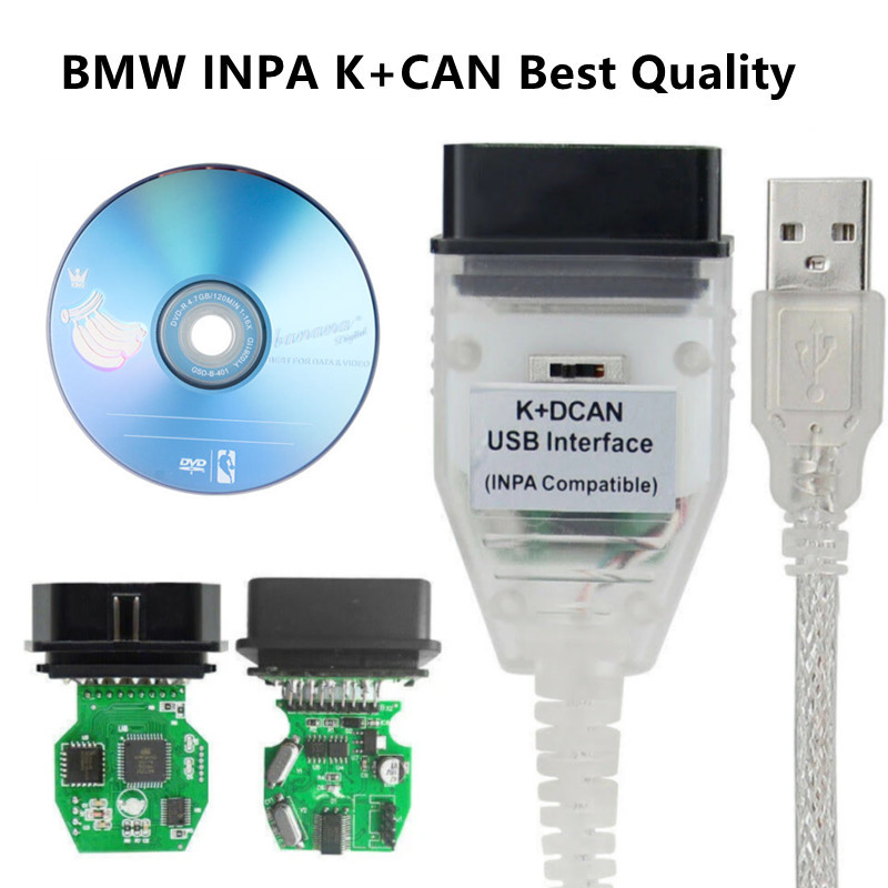 BMW INPA K+Can with Switch BMW INPA K+DCAN Usb Diagnostic Cable FT232RQ/FT232RL Chip