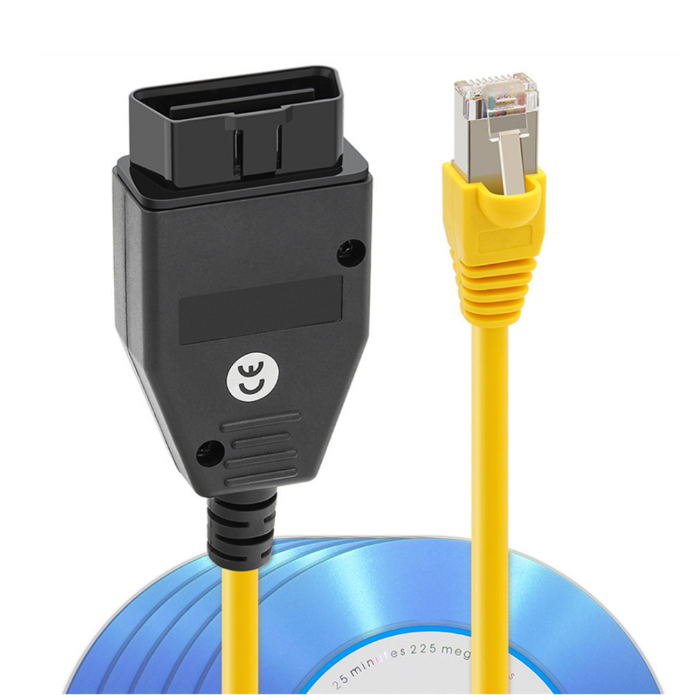 V50.3 BMW ESYS ENET Interface Cable with CD Software For ICOM BMW E sys Coding F-Series