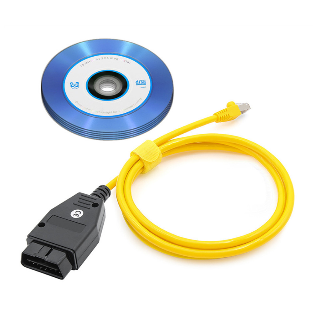 V50.3 BMW ESYS ENET Interface Cable with CD Software For ICOM BMW E sys Coding F-Series