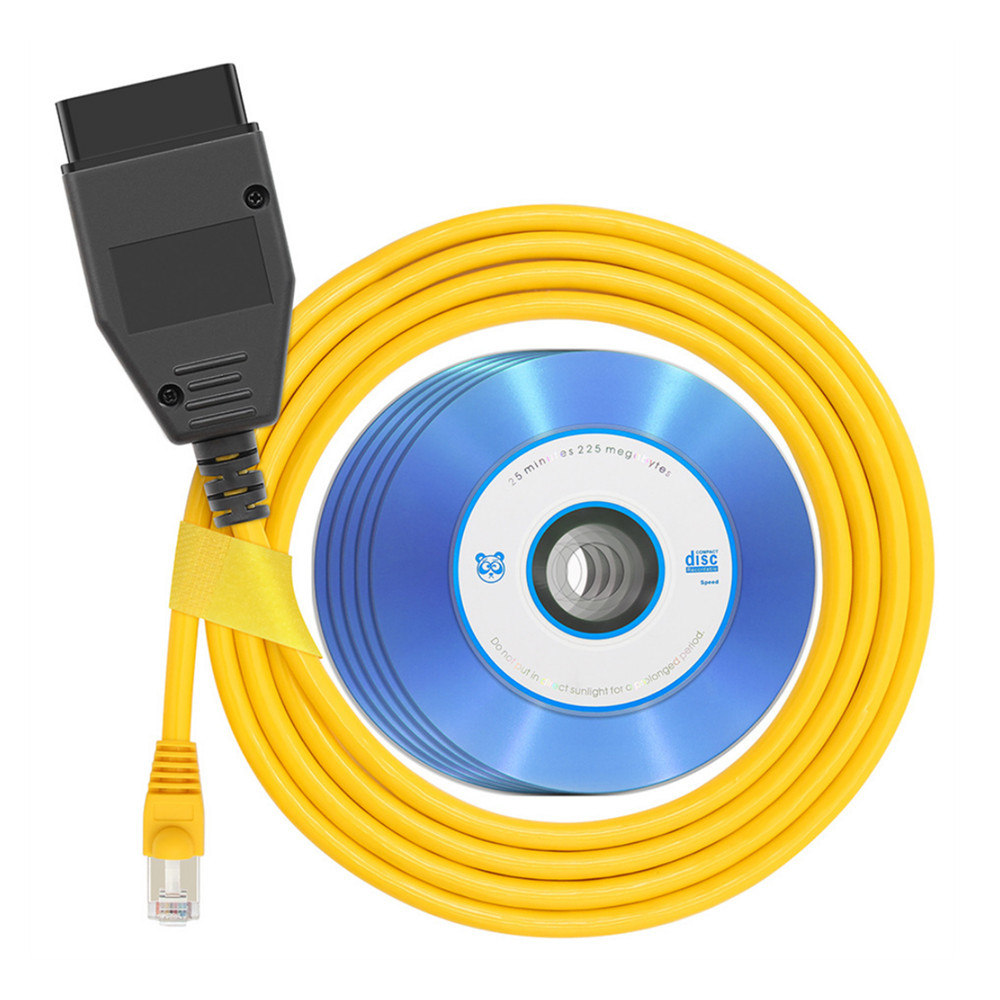 V50.3 BMW ESYS ENET Interface Cable with CD Software For ICOM BMW E sys Coding F-Series