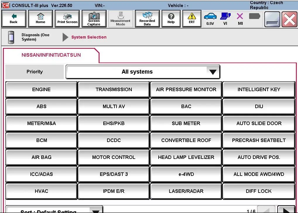 nissan consult 3 vci support full system diagnostic and programming