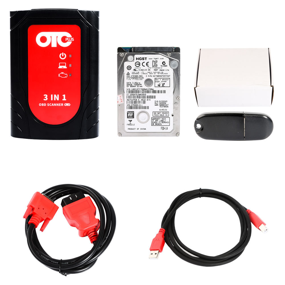 OTC Plus 3 in 1 Toyota ITS + VOLVO VIDA DICE + Nissan Consult 3 Plus