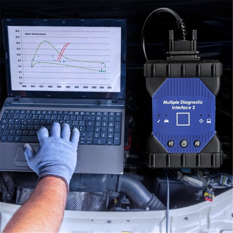 gm mdi2 with laptop