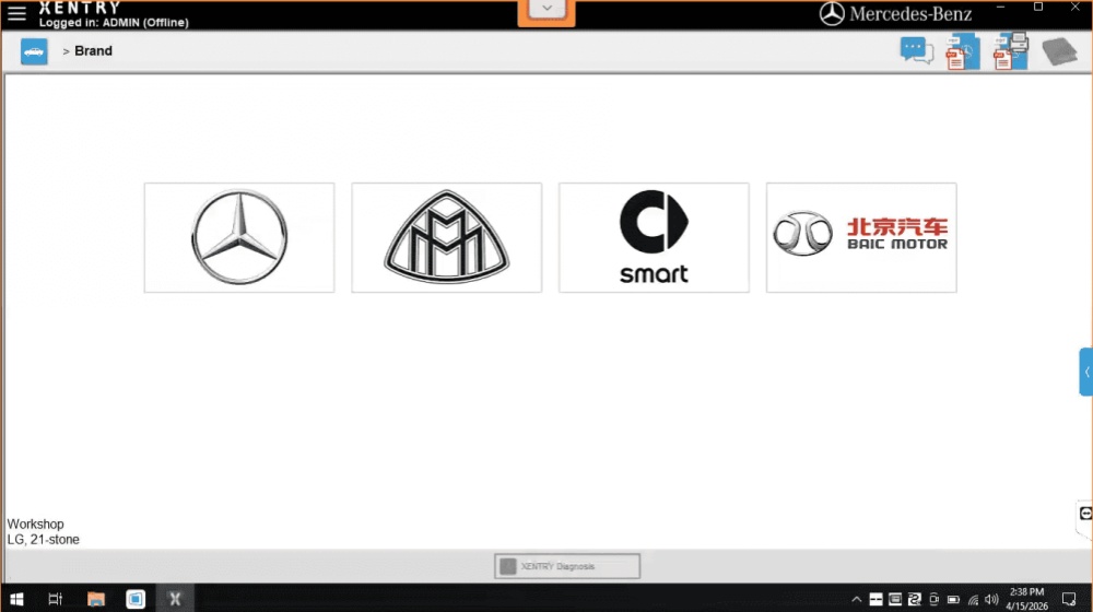MB Star C4 C5 Xentry Software