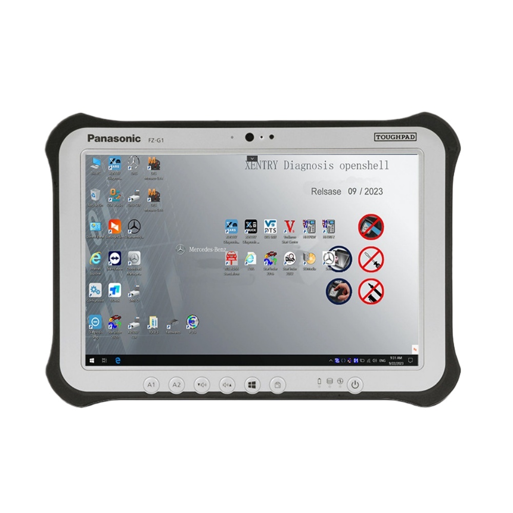 Panasonic FZ-G1 i5 8GB Tablet with V2026.03 MB Star C4 C5 Xentry Software Ready to Use