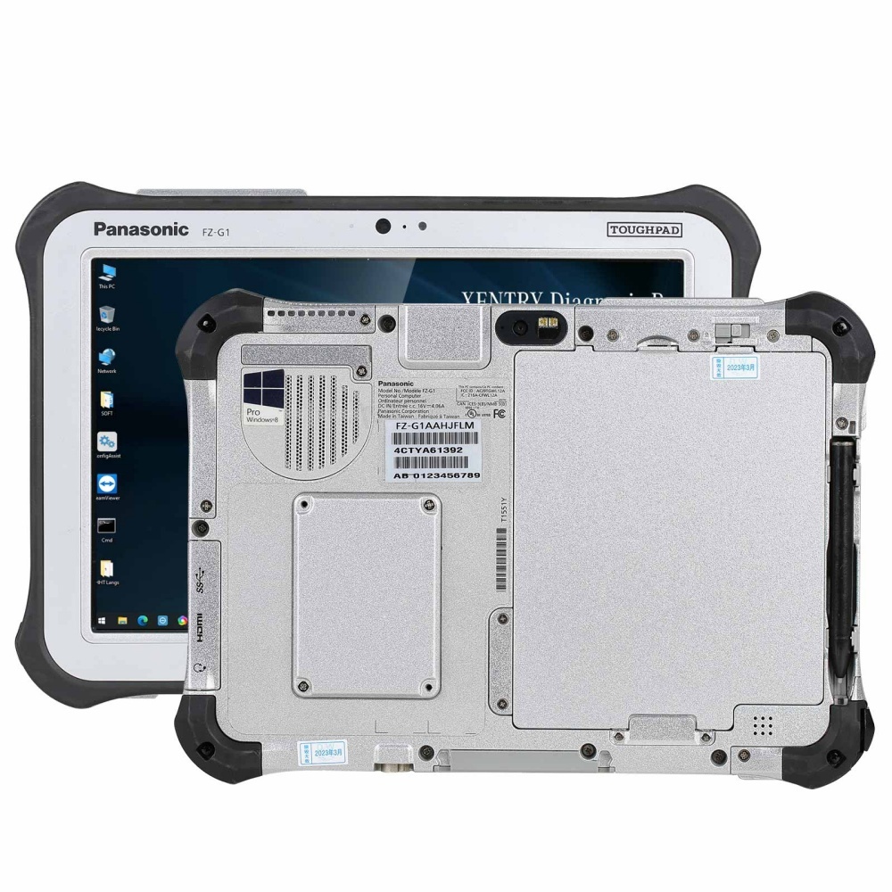 Panasonic FZ-G1 i5 8GB Tablet with V2026.03 MB Star C4 C5 Xentry Software Ready to Use