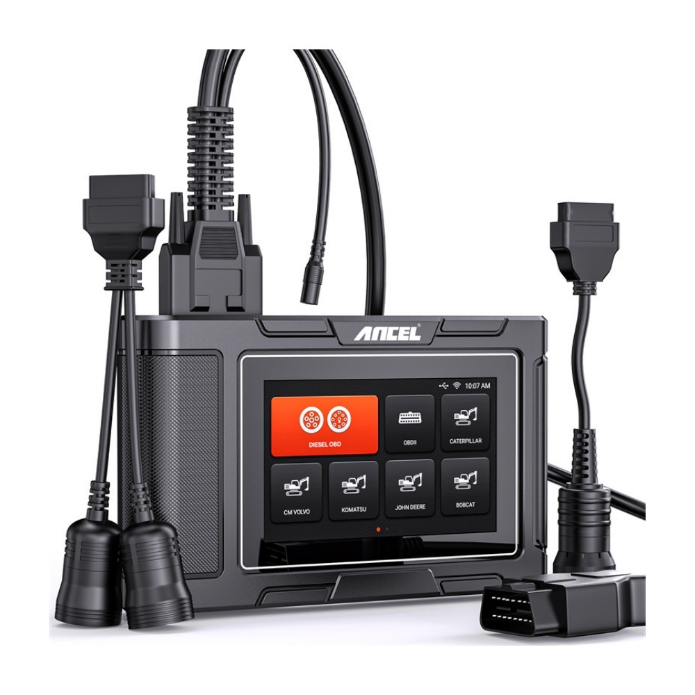 ANCEL HD3600 Heavy Equipment Diagnostic Tool with  DPF Regen for Caterpillar, John Deere, Cummins,Bobcat