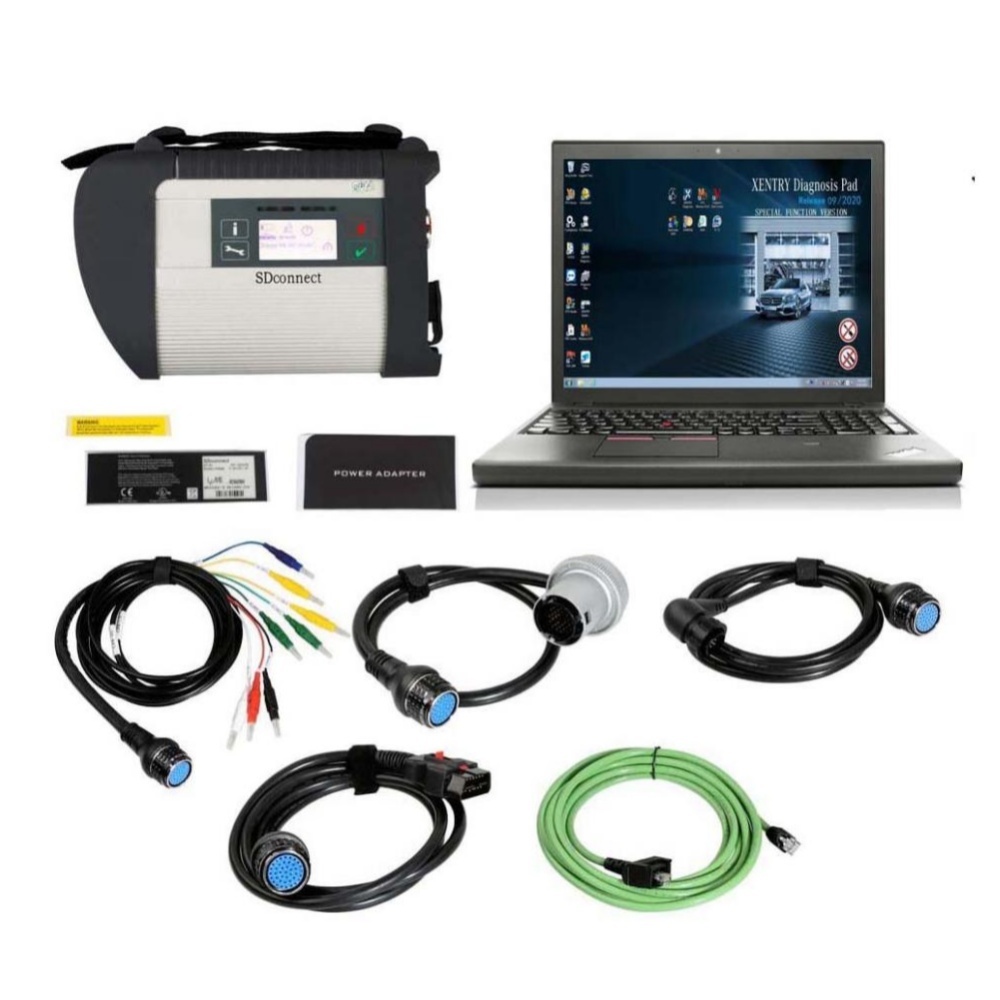MB SD Connect Compact 4 MB Star C4 Doip Xentry Multiplexer mb star diagnostic tool with V2026.03 DTS Monaco Vediamo Software