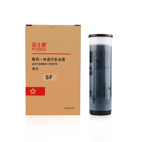 FUSICA F Type Black Ink Tubes For SF5030 5130 Wholesale Compatible Quality Assurance SF Ink Digital Duplicator Ink