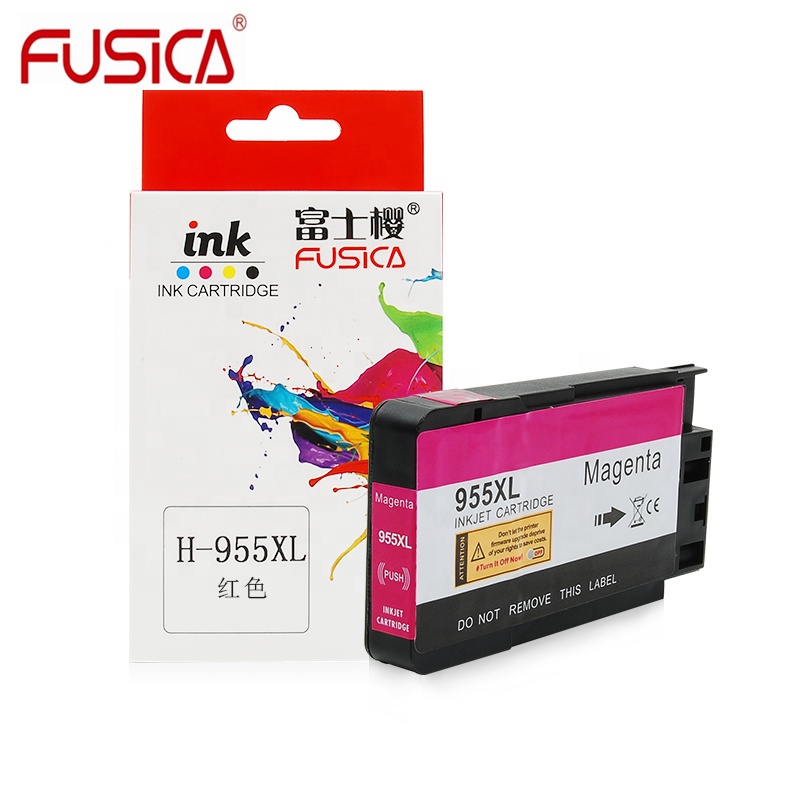 Fusica 955XL Premium Color Compatible Inkjet Ink Cartridge for 8210,8216,8710,8720 Printer