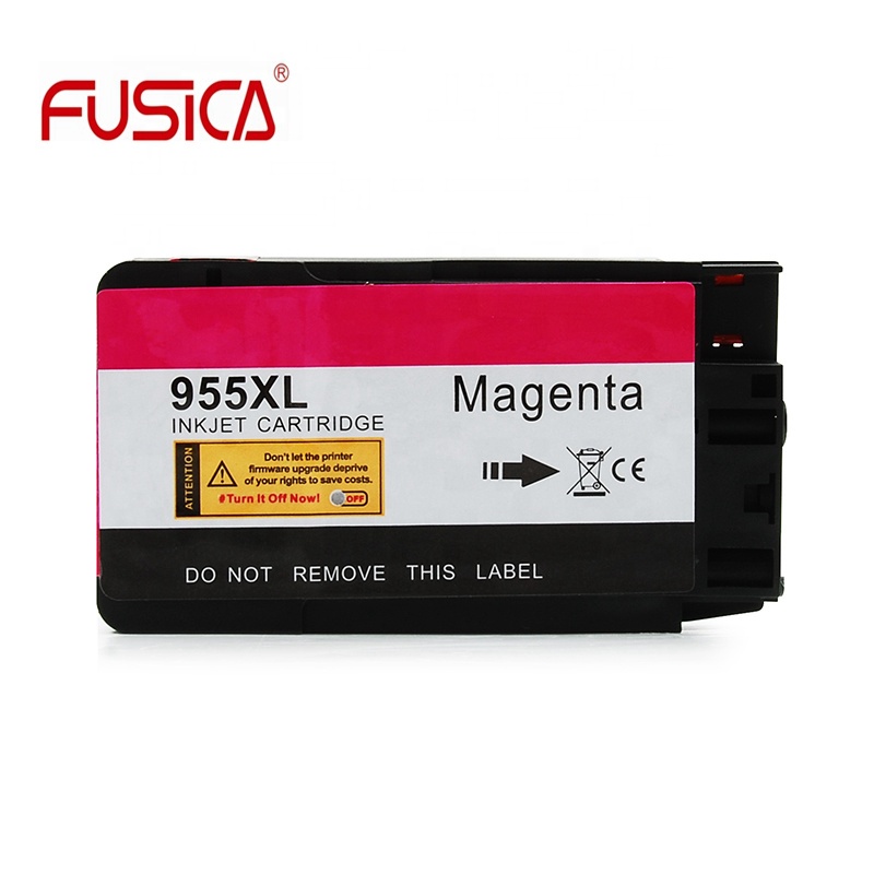 Fusica 955XL Premium Color Compatible Inkjet Ink Cartridge for 8210,8216,8710,8720 Printer