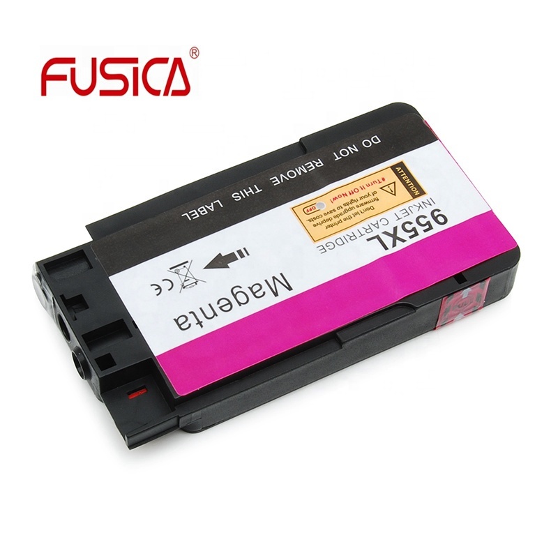 Fusica 955XL Premium Color Compatible Inkjet Ink Cartridge for 8210,8216,8710,8720 Printer