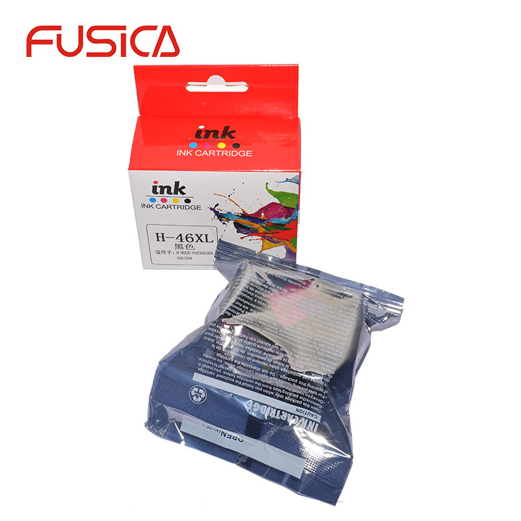 FUSICA Factory Wholesale Compatible for HP Deskjet 2020hc 2520hc 2029 2529 4729 H46XL Ink Cartridge