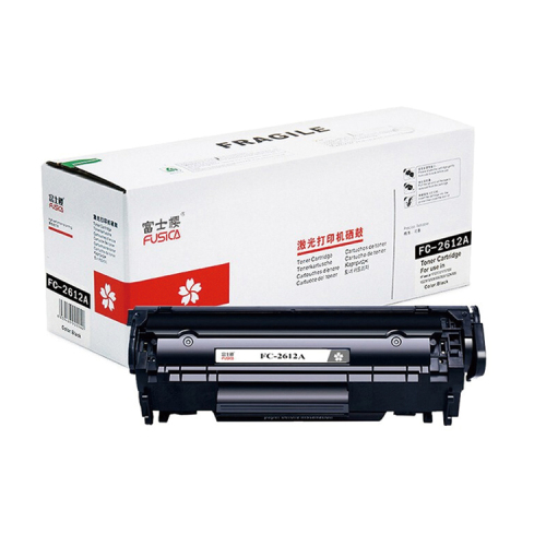 Fusica Wholesale Black Laser Printer Toners Q2612A Toner Cartridge for HP 12A cartridge compatible
