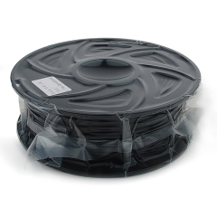 FUSICA 3d printer filament 1.75mm PLA 1kg high quality Wholesale with spool Black