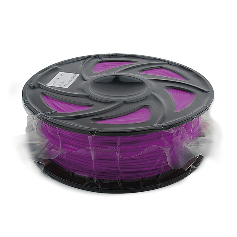 FUSICA 3d printer filament 1.75mm PLA 1kg good quality compatible refillable with spool Purple