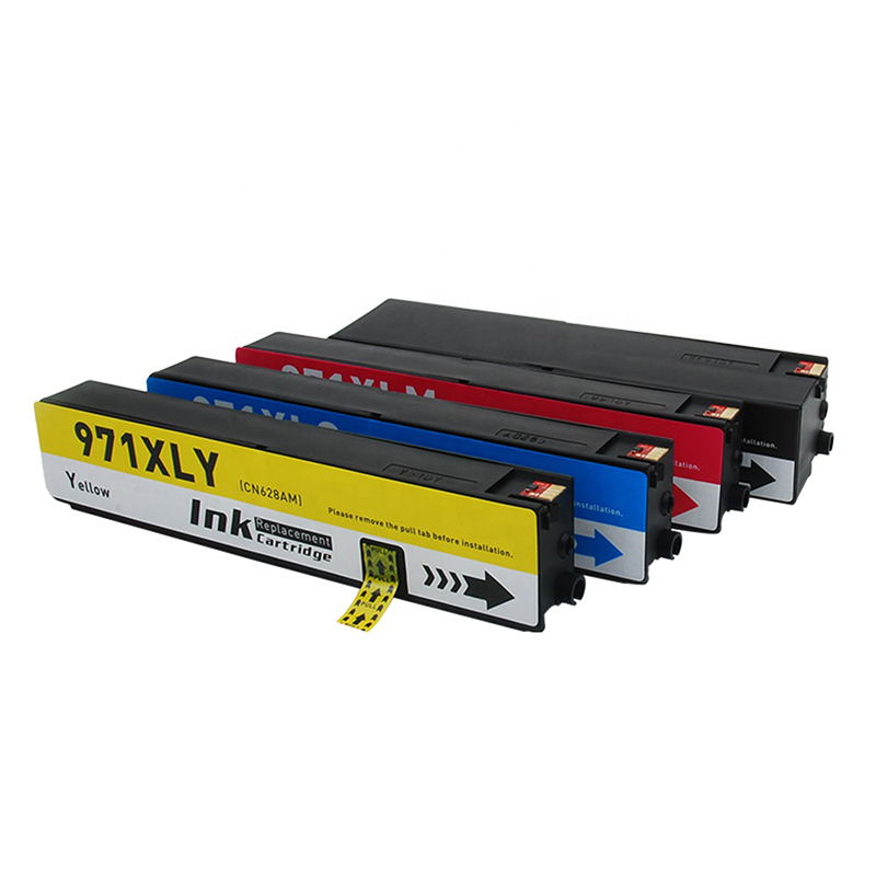 FUSICA Refillable Inkjet Printer Cartridge 970XL 971XL for HP Officejet Compatible Ink Cartridge