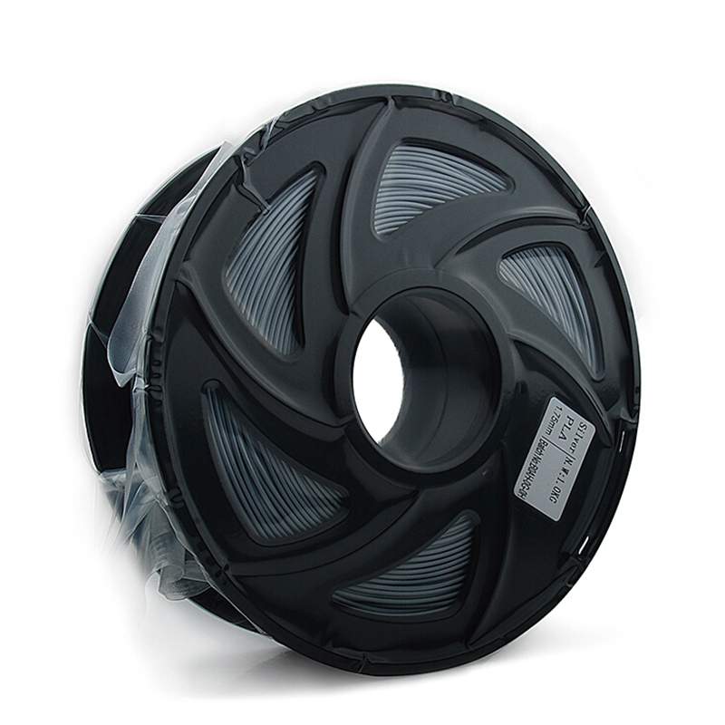 FUSICA 3d printer filament 1.75mm PLA 1kg high quality Wholesale with spool Silver