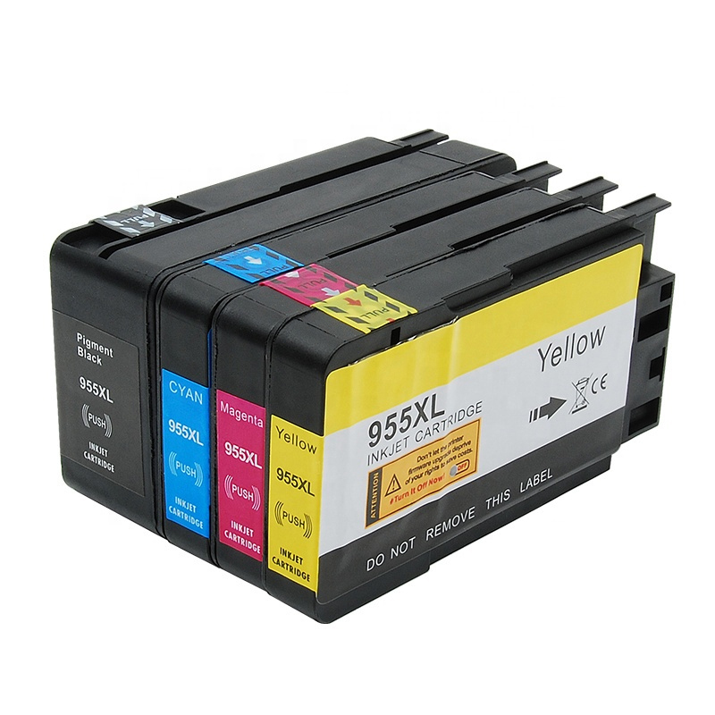 Fusica 955XL Premium Color Compatible Inkjet Ink Cartridge for 8210,8216,8710,8720 Printer