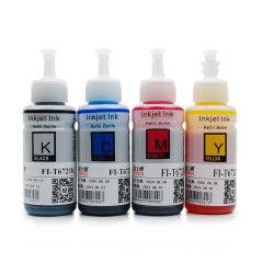 FUSICA hotsale good quality compatible refilling ink 4 colors FI-T6721 T6722 T6723 T6724 for EPSON L100 L101 L111 L120