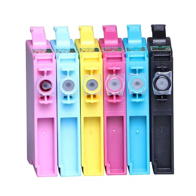 FUSICA hwholesale ink cartridge compatible ink tank 4 colors T0851 T0852 T0853 T0854 T0855 T0856 for EPSON 1390 T60 R330