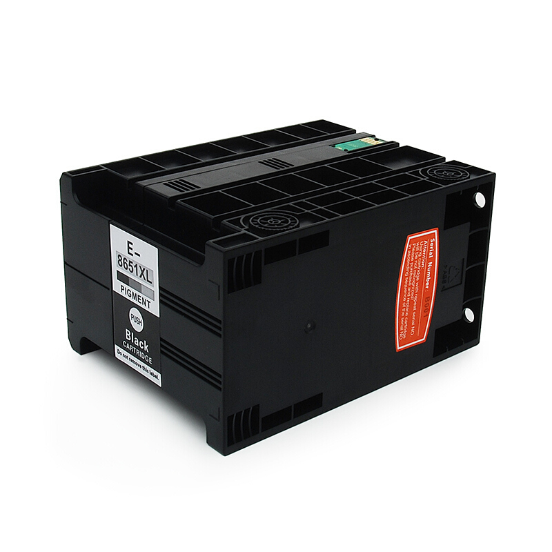 FUSICA premium quality ink cartridge refillable ink tan black T8651XL for EPSON WF-M5193/5693