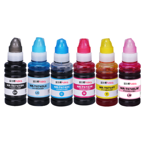 FUSICA high quality refilling ink FI-T6741 T6742 T6743 T6744 T6745 T6746 for EPSON L801L1800L850L810L805