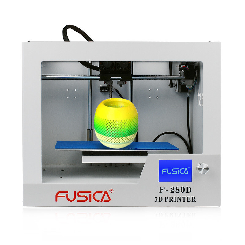 富士樱（FUSICA） 280D桌面级 双喷头 3d打印机 高精度立体三维3D打印机