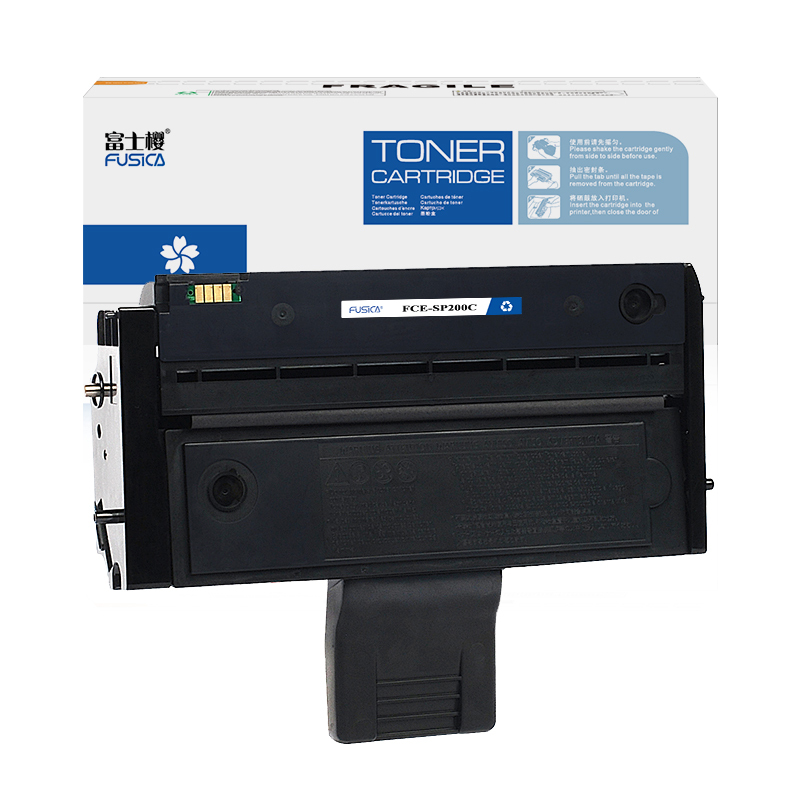 Fusica High Quality SP200C black laser copier Toner Cartridge for Ricoh/SP200/200N/200S 200SF/201SF/SP201HE sp221/202SF/SP203