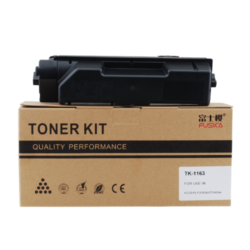 FUSICA TK1163 original quality Black Toner Cartridges compatible for Kyocera Printer P2040dn P2040dw