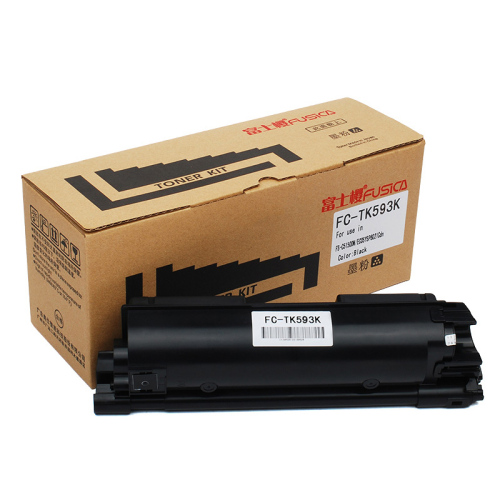 Fusica High Quality TK593 BK/C/Y/M Color Laser Toner Cartridge for Kyocera FSC2026/C2126MFP/C2526MFP/ C2626MFP/5250dn/P6026/P6026cdn