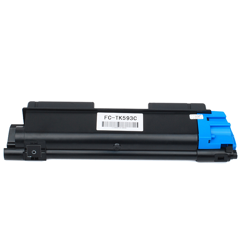 Fusica High Quality TK593 BK/C/Y/M Color Laser Toner Cartridge for Kyocera FSC2026/C2126MFP/C2526MFP/ C2626MFP/5250dn/P6026/P6026cdn