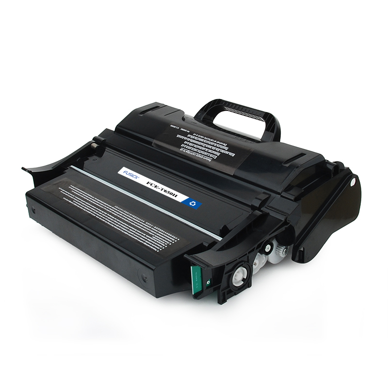 Fusica High Quality T650L T650H black laser copier Toner Cartridge for Lemark T650/T650N/650DN/650DTN/652N/652DN/652DTN